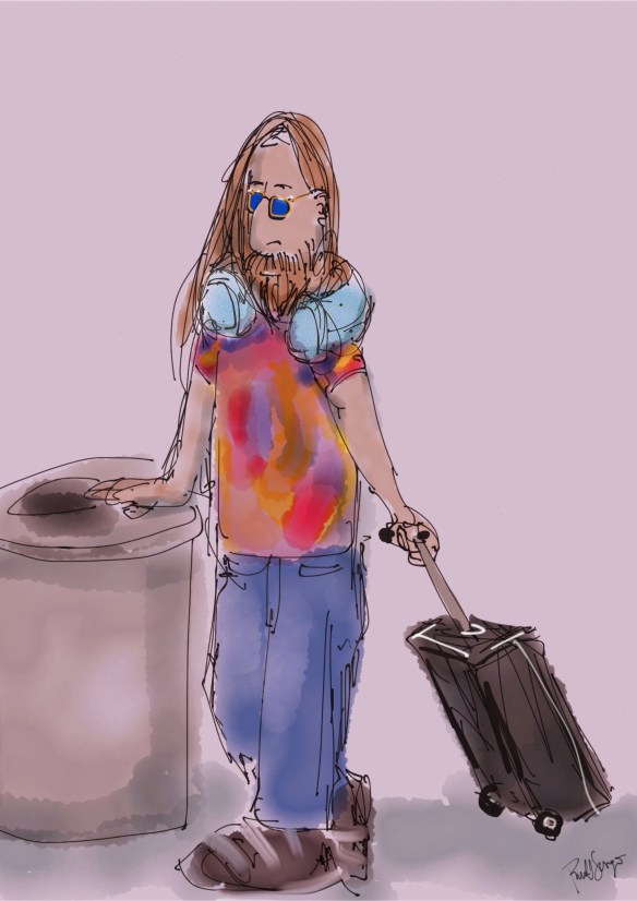 One guy had the right idea under the circumstances.