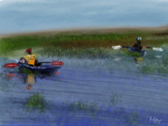 4th of July Kayaking near Lake Yosemite