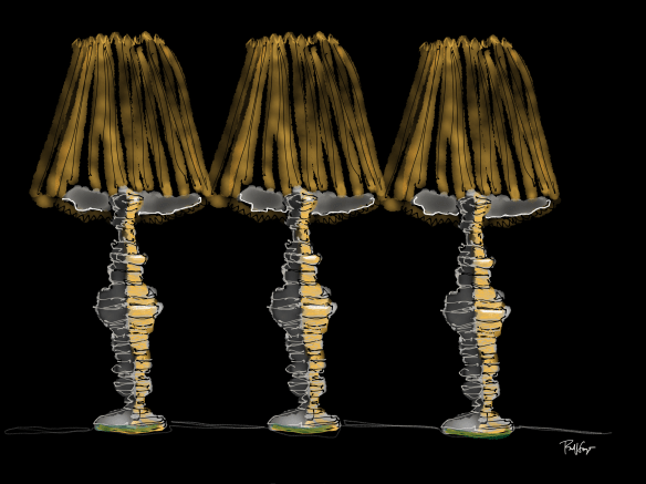 Three Lamps
